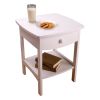 Claire Accent Table White Finish