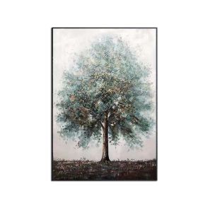 High Quality Abstract Trees Oil Painting Abstract Landscape Trees Oil Paintings On Canvas Handmade Beautiful Colors For Living Room No Frame (size: 100x150cm)