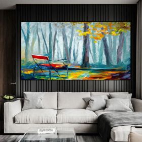 Hand painted abstract contracted manual rich tree family adornment of contemporary sitting room wall mural painting art hall (size: 50x70cm)