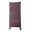 6 Ft Modern Room Divider, 3-Panel Folding Privacy Screen w/ Metal Standing, Portable Wall Partition XH