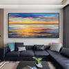 Handmade Hand Painted Wall Art On Canvas Abstract Knife Painting Landscape Dusk For Home Decoration Decor