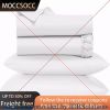 4 Pc Bed Sheet Sets Mattress Pad 100% Pure Cotton Double Bed Sheets Set of Posters 1000 Thread Count Sheets Set King Size Home